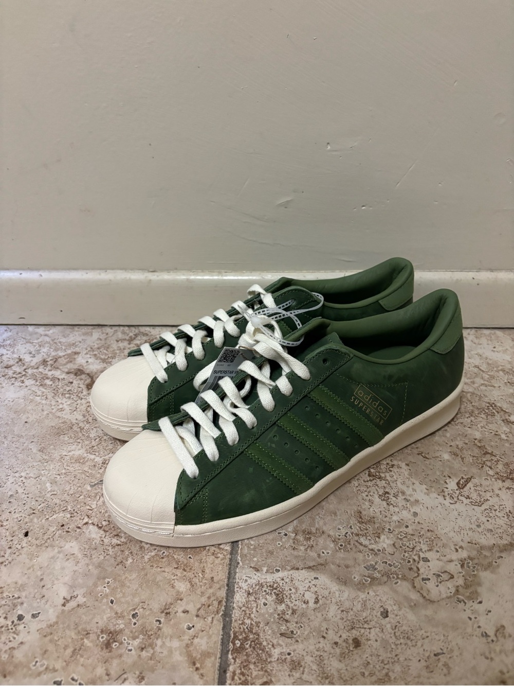 adidas Superstar Vintage Crew Green JI0318 Men's Size 11 New